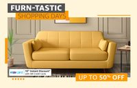 Furn-tastic Shopping Days -Up To 50% off On Furniture & Extra 10% instant Discount with SBI CC