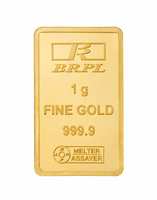 Bangalore Refinery 24k (999.9) 1 gm Yellow Gold Bar @ 4854