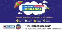 Flipkart Mobiles Bonanza ( 21 - 24 June ). 10% Discount On HDFC Cards. 