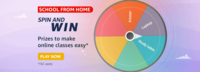 Amazon School From Home Spin & Win