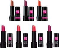 ELLE 18 Color Pops Lipstick Combo  (B41, Pink Show, Prom Pink, Pink Curve, Grape Riot , W52, C11, 4.3 g)