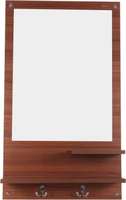 Madhuran Dressing Table Rubia Wall Mounted Classic Walnut with 2 Shelf
