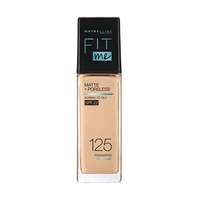 Maybelline New York Fit Me Matte+Poreless Liquid Foundation (With Pump & SPF 22), 125 Nude Beige, 30ml