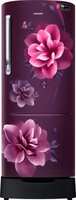 SAMSUNG 230 L Direct Cool Single Door 3 Star Refrigerator with Base Drawer (Camellia Purple, RR24T285YCR/NL)