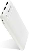 Portronics POR-1110 Power PRO 10K 10000mAh Power Bank with Dual Output Emergency Mobile Charger(White)