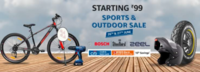Sports & outdoor Sale -Starting From 99 + extra 10% Discount using bank cards | June 26th - 27th