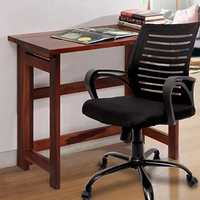 CELLBELL® C104 Medium-Back Fabric Mesh Office Chair [Black]

