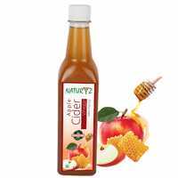 Naturyz Apple Cider Vinegar with The Goodness of Honey and Lots of Mother Vinegar (Natural, Raw, Unpasteurized) Not from Concentrate for Weight Loss, 500 ml