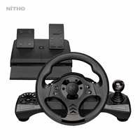 Nitho Drive Pro V16 Racing Wheel & Pedal Set MLT-DP16-K, Compatible with PC/PS3/PS4/Xbox1/Switch

