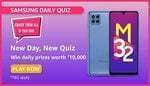 Amazon Samsung Galaxy M32 Daily Quiz [1,July] Answer & Win ₹10,000 