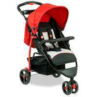 Fisher-Price Rover Steel Stroller Cum Pram (Red)