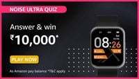 Amazon Noise Colorfit Ultra Quiz Answer & Win ₹10,000 Pay Balance 