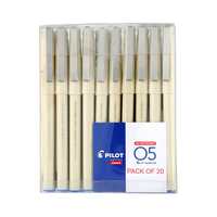 Pilot O5 Roller Ball Pen Pack of 20 (Blue Ink)