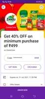 Phonepe ZanduCare: Flat 40% Discount Min 499 Order On Phonepe Send money + Free Shipping