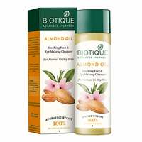 Biotique Bio Almond Oil Soothing Face and Eye Makeup Cleanser, 120ml. Min 2 qty