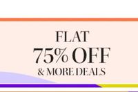 Flat 75% Off & More Offers On Top Brands Clothing + Extra 14% Coupon + HDFC Bank Offer