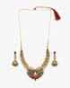 ZAVERI PEARLS

Studded Necklace & Earrings Set- ZPFK01


