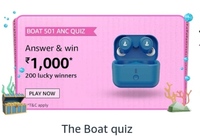 boAt 501 ANC Quiz [8July - 27th July]