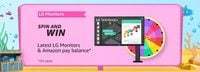 Amazon LG Monitors Spin & Win