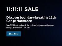 Last Day - Lenovo 11:11:11 Sale - Save ₹1100 Extra Off On All The 11th Gen Laptop + Extra Up To Rs.3000 Off via HDFC Cards