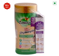 Zandu Sona Chandi chyawanprash at 50% discount + Free Boroplus