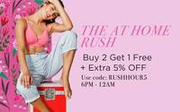 Rush Hour Sale In Zivame : Buy 2 Get 1 Free Also Extra 5% Off (Till 12 AM)