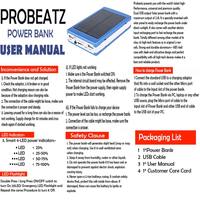 70% Coupon - Probeatz Reliable Solar 20000 mAh First time in India Solar Led Charging (Pack of 1) 20 LED Solar Power Bank