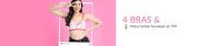 Clovia- Buy 4 Bras At Rs. 799 
