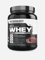 Whey Protein Concentrate with 24g Protein (1 kg, Chocolate Flavour)