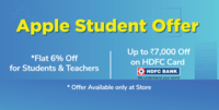 Apple Student Offer | Back To School- Laptop Special Offer | up to 7,000 cashback on HDFC Card