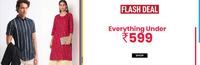 Ajio Flash Deal - Everything Under Rs.599 ( Up to 93% Off )