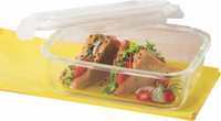 BOROSIL Microwavable Klip - N - Store  - 640 ml Glass Grocery Container