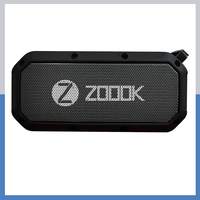 Zoook Bass Warrior Portable Wireless Bluetooth Speaker with Mic (Black)