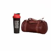 AV Brands Sports Combo of Gym Bag with Shoe Compartment, and Spider Shaker Bottle(RED) Gym & Fitness Kit