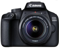 Canon EOS 3000D DSLR Camera 1 Camera Body, 18 - 55 mm Lens + Bank Offer