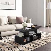 .Hout Town Engineered Wood Coffee Table  (Finish Color - Black Finish, DIY(Do-It-Yourself))