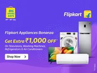 Myntra Insider points :- Extra Rs.1,000 Off on Select Televisions, Refrigerators, ACs & Washing Machines