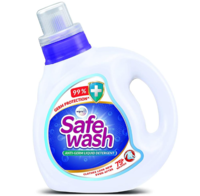 Wipro Safewash Anti -Germ Liquid Detergent  1 Ltr Jar...LOWEST  PRICE AMONG DETERGENT BRAND COMPETITORS 