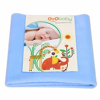 OYO BABY Waterproof Bed Protector Dry Sheet -Medium (Green)