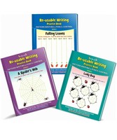 InIkao Wipe & Clean Re Writable Pattern and Pencil Control Books Pack of 3 for Kindergarten kids ; Set of 3 Re Writable Books in a Bundle