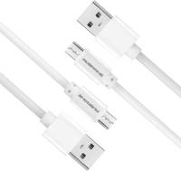 Loot - Ambrane ACM-1 1 m Micro USB Cable  (Compatible with Android Devices, White, Pack of: 2)
