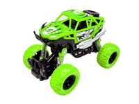 Popsugar Die Cast, Rubber Pull Back Rock Crawler Off Road Truck, Pack of 1, Green