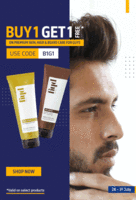 Phy Life- Buy 1 Get 1 Free on Men's Personal Care Products + 5% off on Prepaid Orders