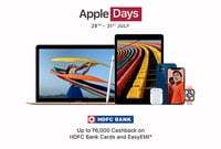 Tatacliq Apple Days - Product Starts From Rs.58990 & Get Extra Discount Upto Rs.7000 with HDFC Bank Cards (Last Day)