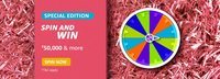 Amazon Special Edition Spin and Win ₹50,000 & more 