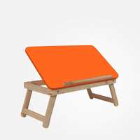 Coirfit Smart Work from Home Multi-Purpose/Laptop Folding with Elevated Function- Wooden- Orange