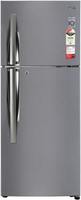 [Lowest] LG 260 L Frost Free Double Door Top Mount 3 Star Refrigerator  (Shiny Steel, GL-I292RPZX)