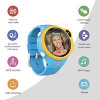 WatchOut Next-Gen Kids Smartwatch with 4G Video Call, Music, Games, Anti-Theft and Parental Control (Macaw Blue)