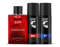 Lowest - Beardo Godfather Fragrance Combo With Free Charcoal Face Wash (Prepaid)