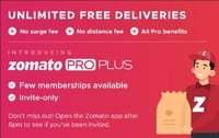 Zomato rolls out invite-only Pro Plus membership for unlimited free deliveries (Today after 6 pm)